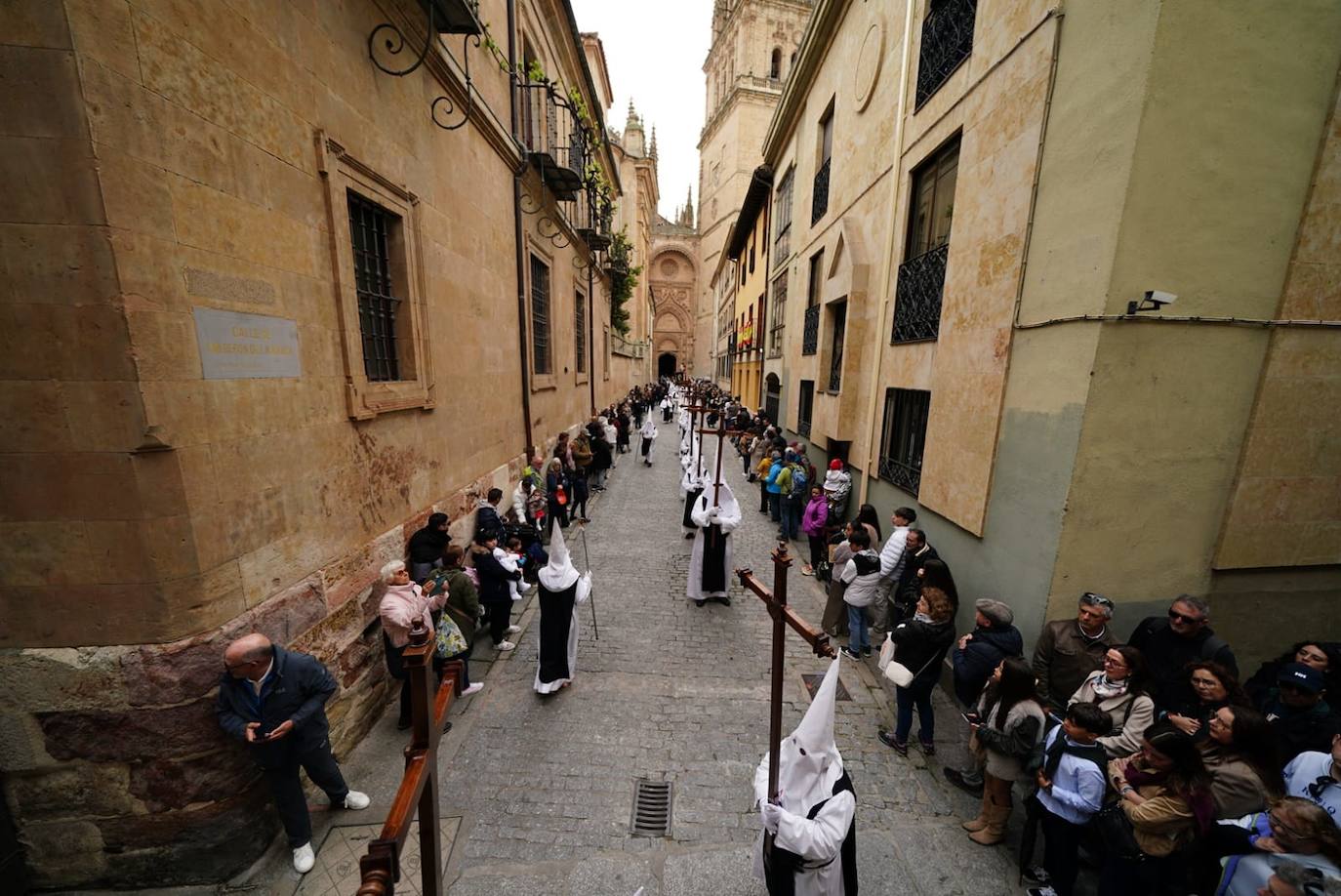 La procesión de la Hermandad de Nuestro Padre Jesús del Vía Crucis, en imágenes