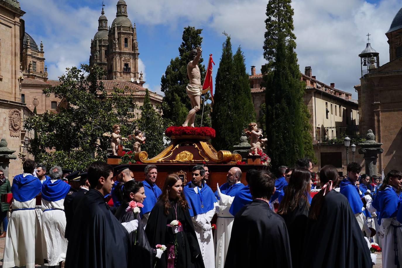 La procesión del Encuentro, en imágenes