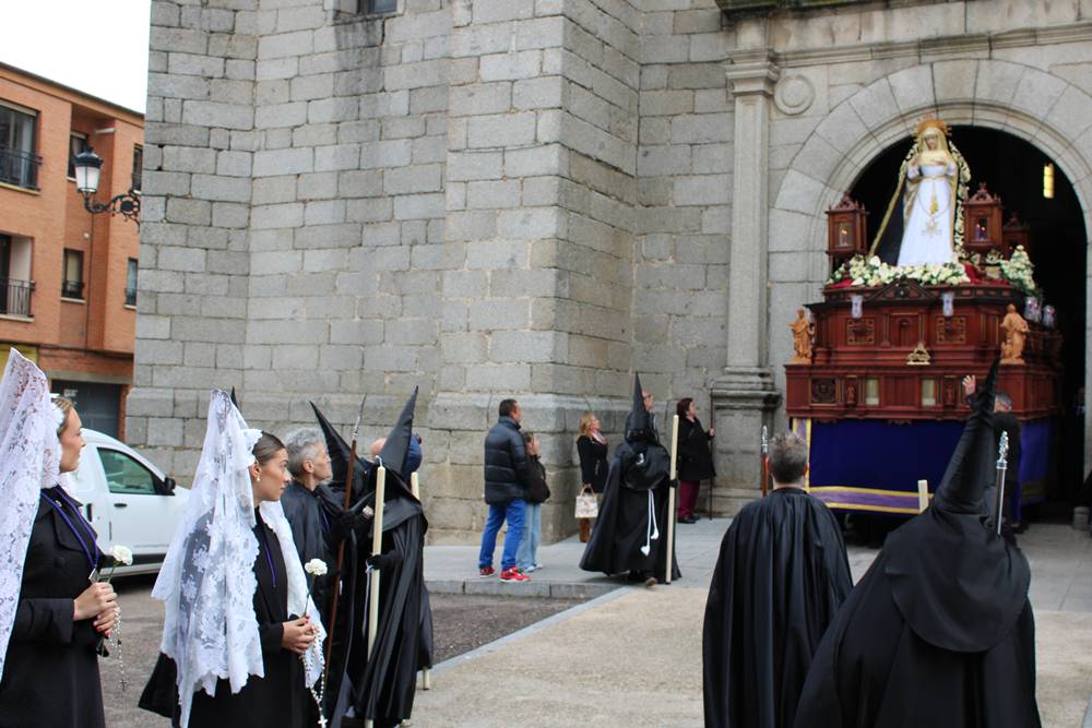 Emocionante procesión del Resucitado en Peñaranda