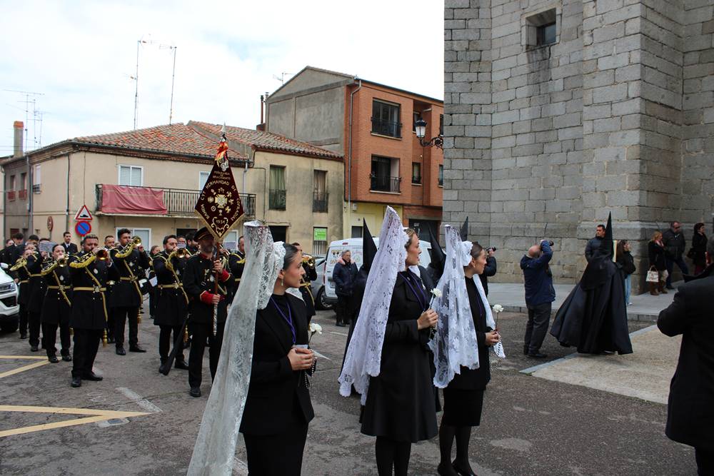Emocionante procesión del Resucitado en Peñaranda