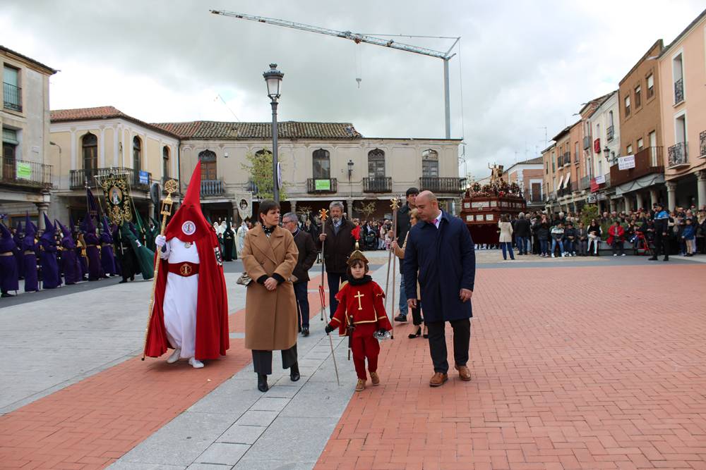 Emocionante procesión del Resucitado en Peñaranda