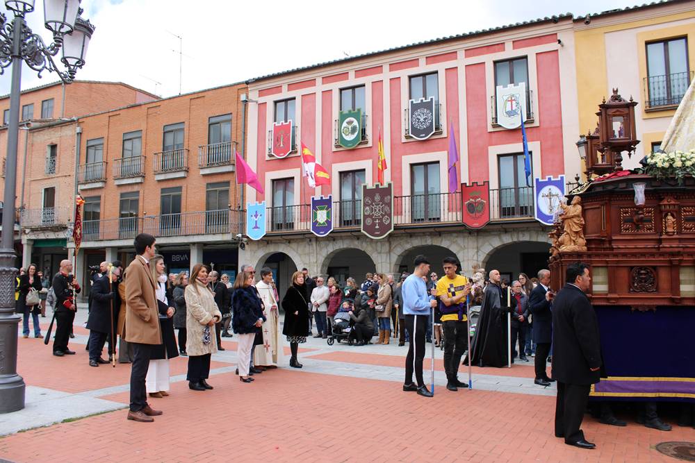 Emocionante procesión del Resucitado en Peñaranda