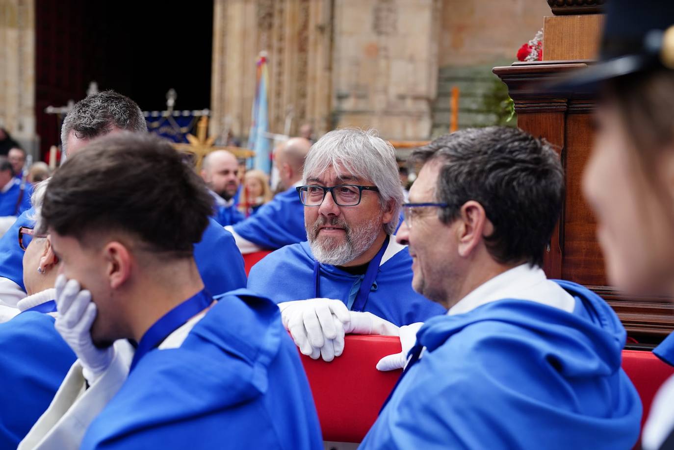 La procesión del Encuentro, en imágenes