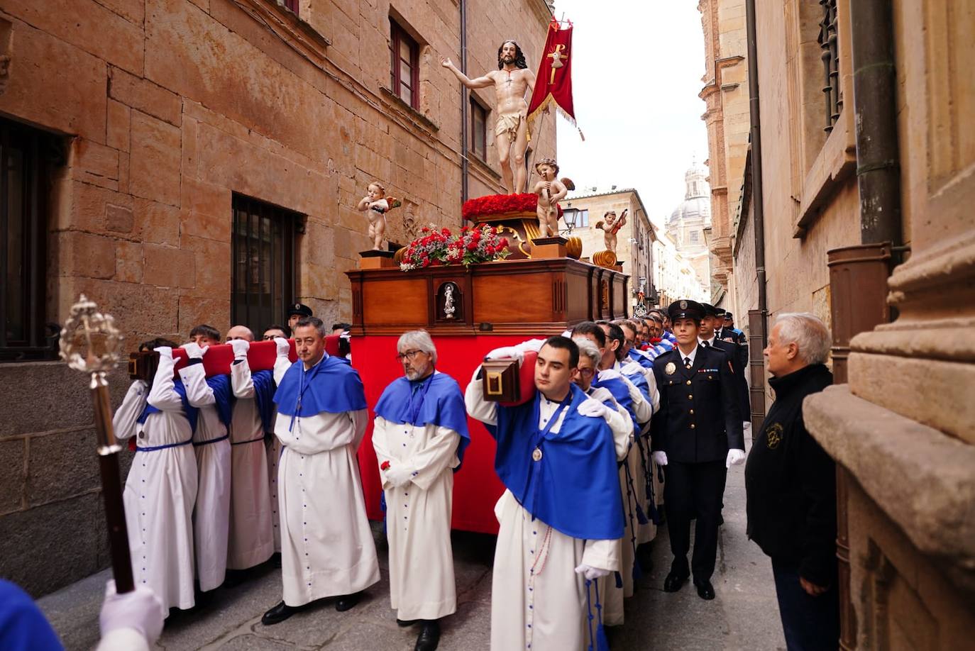 La procesión del Encuentro, en imágenes