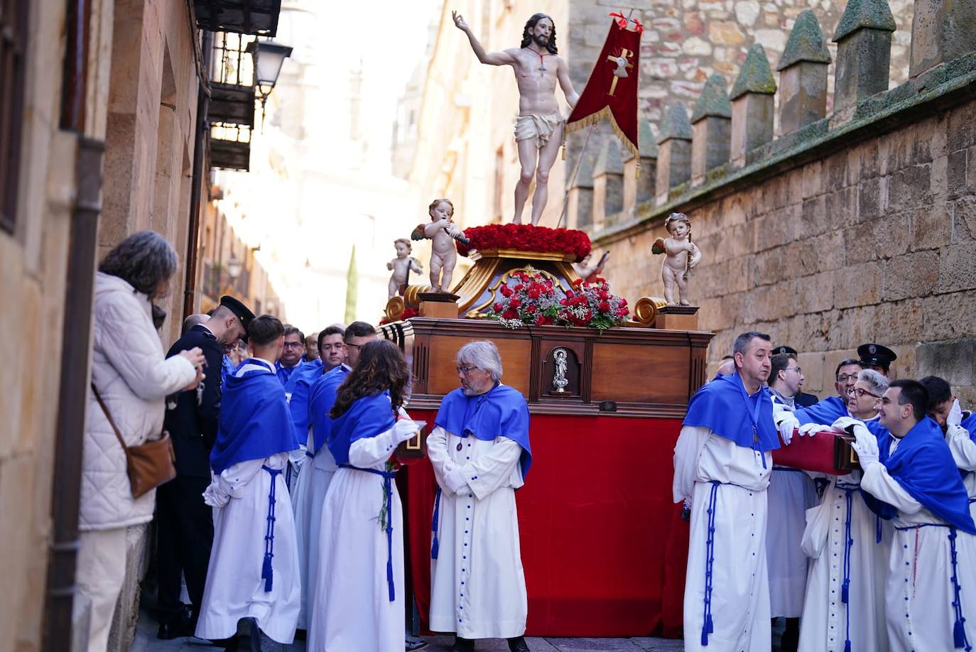 La procesión del Encuentro, en imágenes