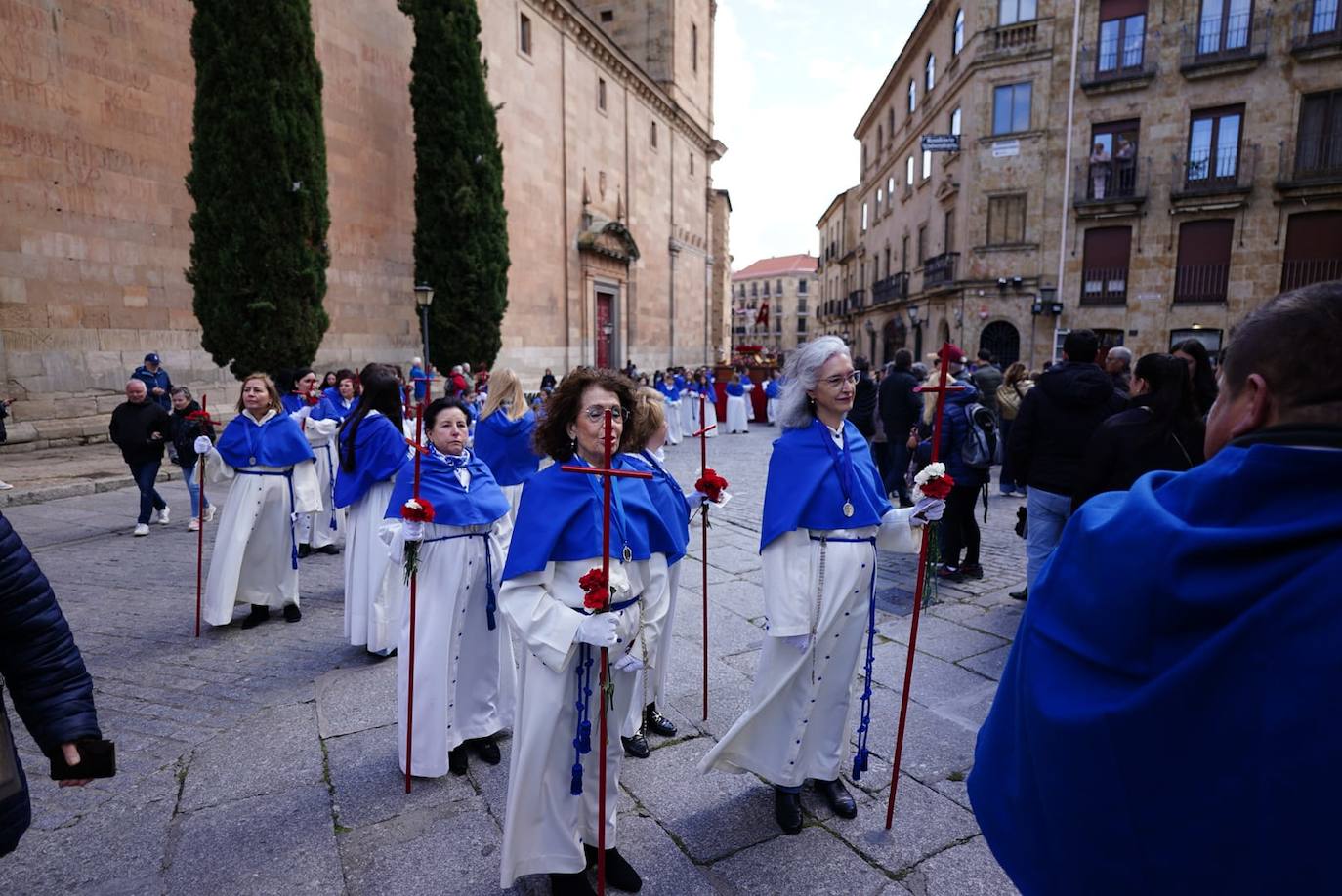 La procesión del Encuentro, en imágenes