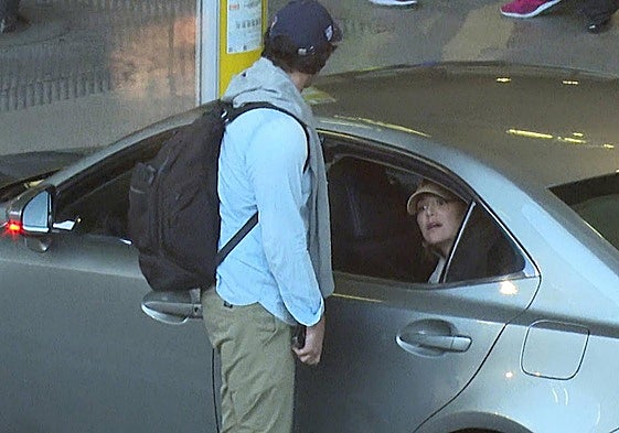 Íñigo Onieva y Tamara Falcó, a su llegada a España.