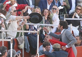 Teresa Rivera y Cayetano, durante el homenaje a Francisco Rivera 'Paquirri' en Zahara de los Atunes.
