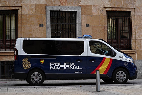 Una patrulla de la Policía Nacional de Salamanca.