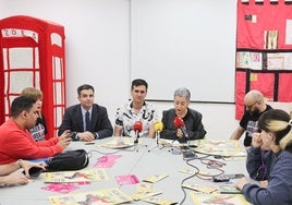Juan Zapatero, Hugo Lomas e Inmaculada Cid.