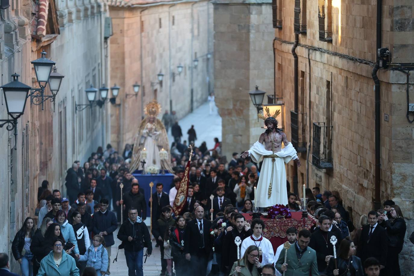 Así fue el traslado de Jesús Despojado y Caridad a la iglesia de San Sebastián