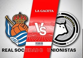 Real Sociedad B - Unionistas: horario y cómo ver en directo y por TV el partido de Primera Federación