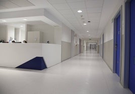 Imagen de la zona de Pediatría en el Hospital de Salamanca.