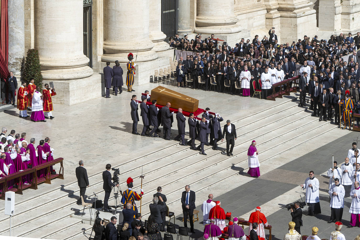 El funeral del papa Francisco en imágenes
