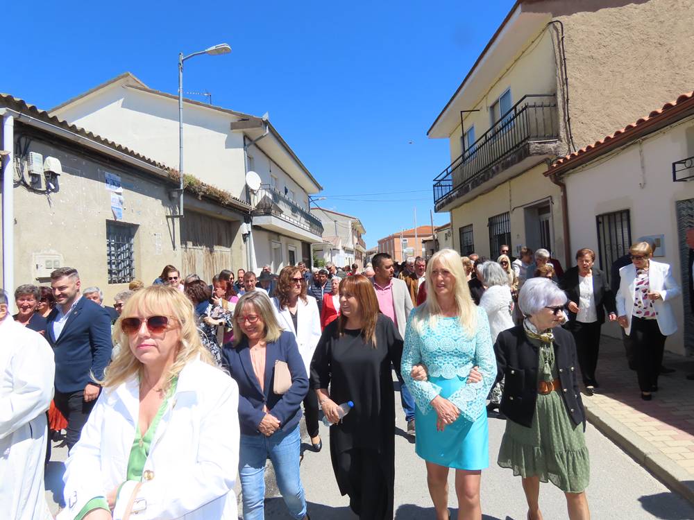 Honores a Santa Bárbara en Villoria