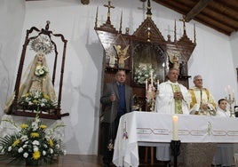 La imagen de la Virgen del Mensegal presidió la celebración