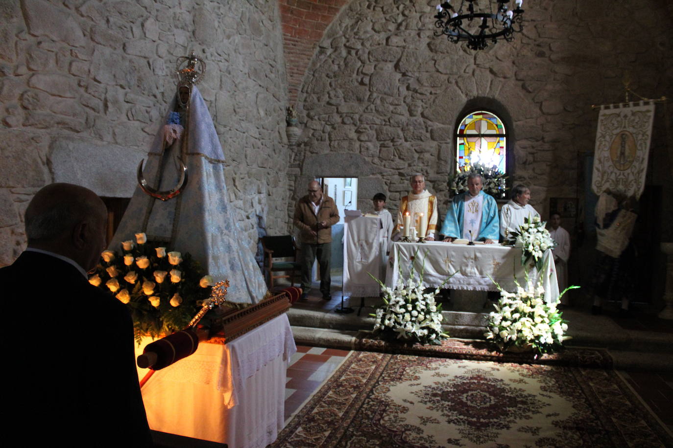 Los Santos rinde honores a la Virgen del Gozo
