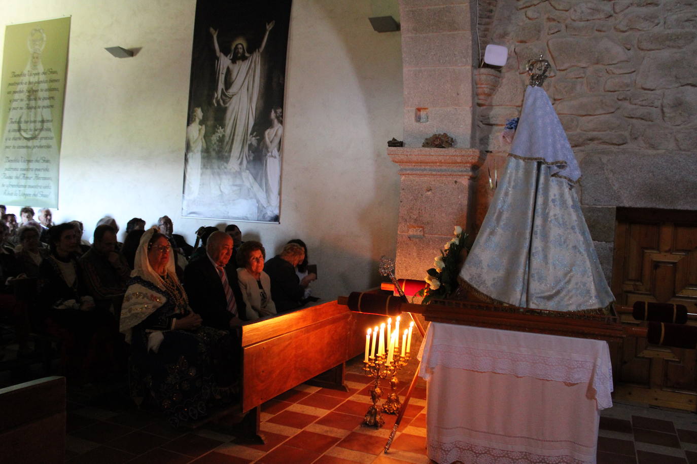 Los Santos rinde honores a la Virgen del Gozo