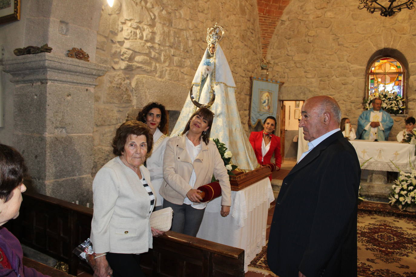 Los Santos rinde honores a la Virgen del Gozo