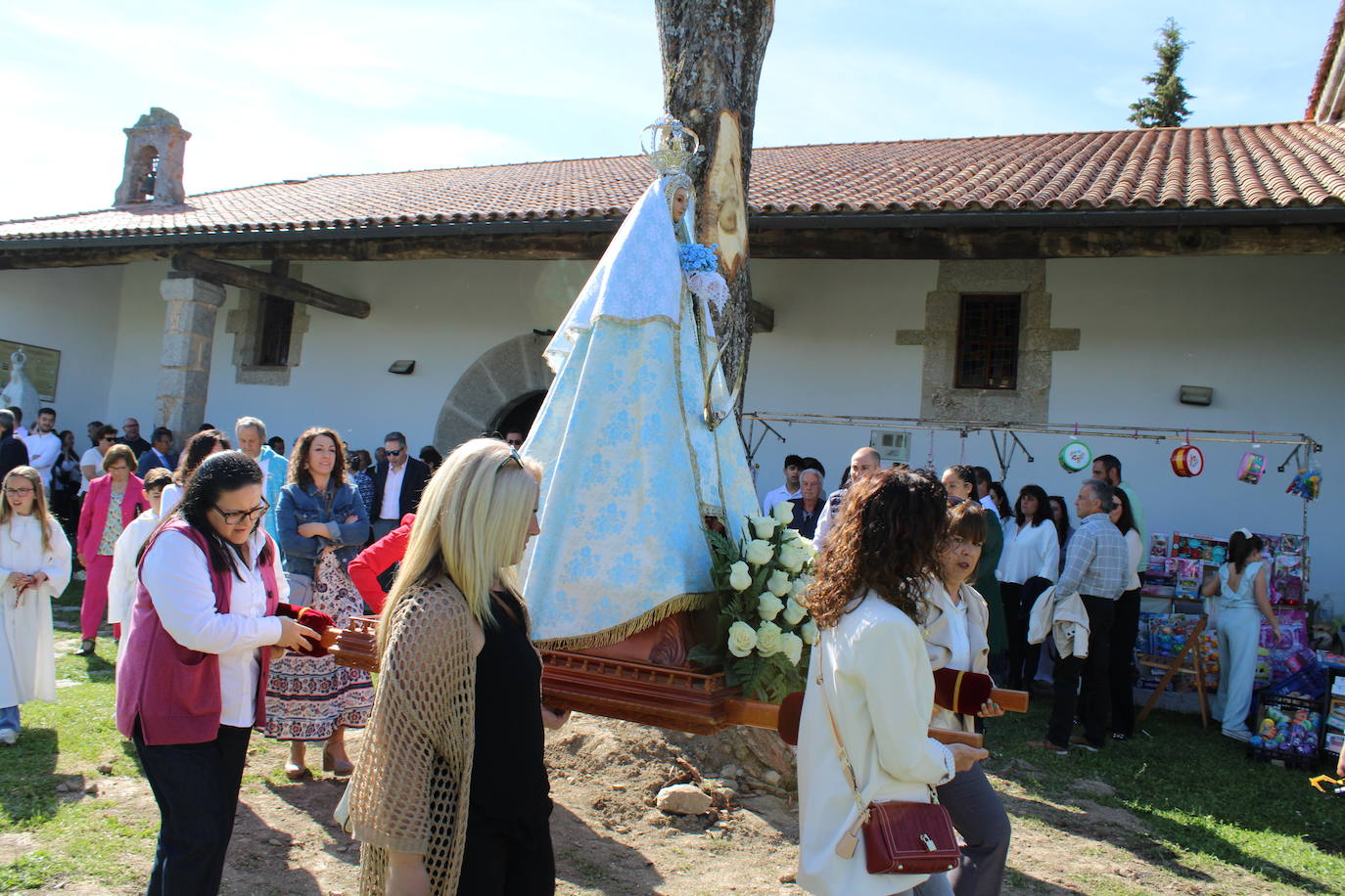 Los Santos rinde honores a la Virgen del Gozo