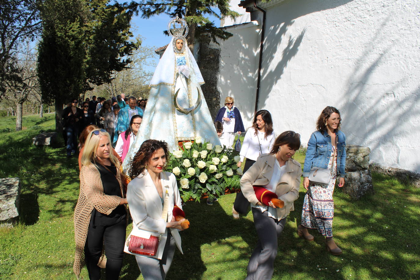 Los Santos rinde honores a la Virgen del Gozo