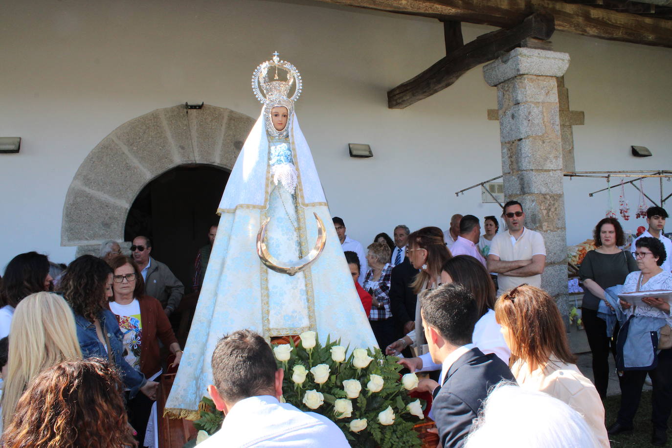 Los Santos rinde honores a la Virgen del Gozo