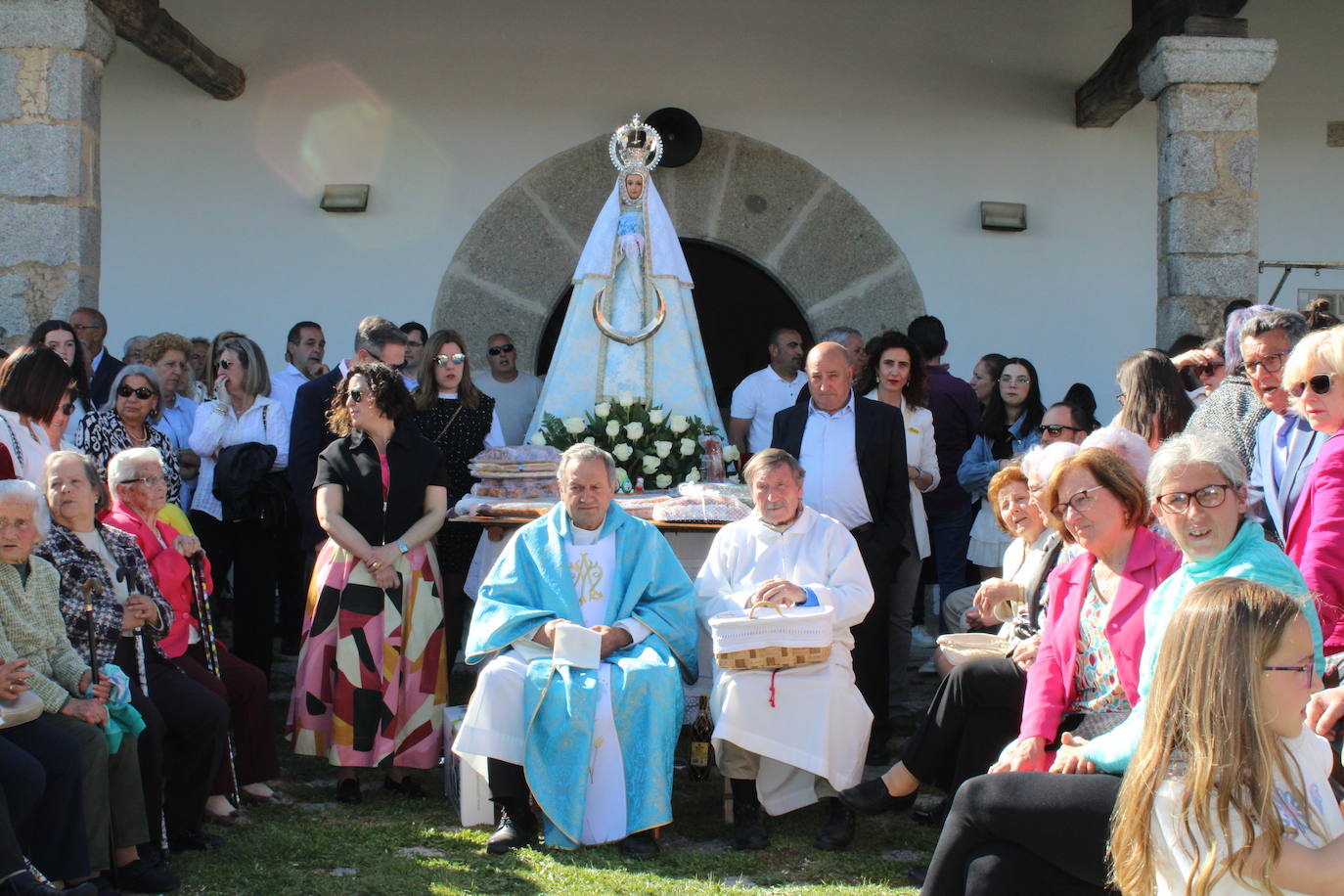 Los Santos rinde honores a la Virgen del Gozo