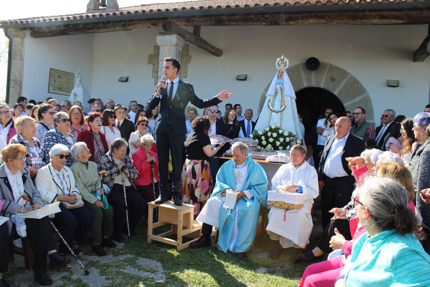 Los Santos rinde honores a la Virgen del Gozo