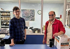 Sergio Pereira y Pablo Romero, bisnieto y nieto del fundador de este negocio generacional.