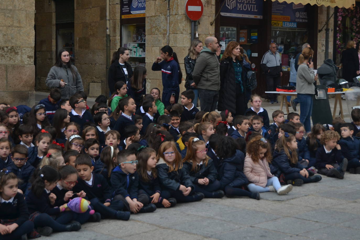 Más de mil escolares de Ciudad Rodrigo se dan cita en una exhibición de la Guardia Civil