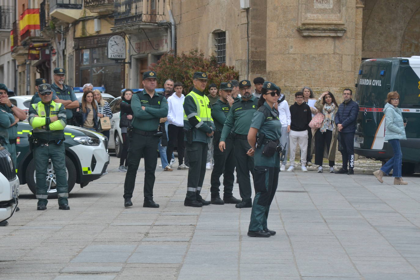 Más de mil escolares de Ciudad Rodrigo se dan cita en una exhibición de la Guardia Civil