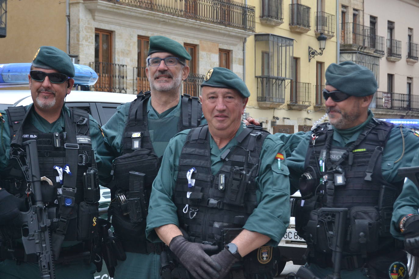 Más de mil escolares de Ciudad Rodrigo se dan cita en una exhibición de la Guardia Civil