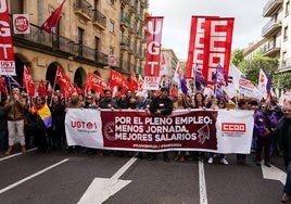 Manifestación del Primero de Mayo del pasado año.