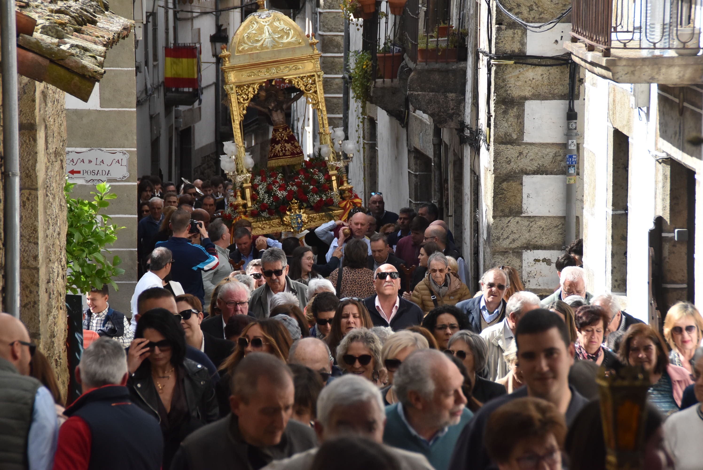 El Cristo del Refugio bendice un año más a Candelario