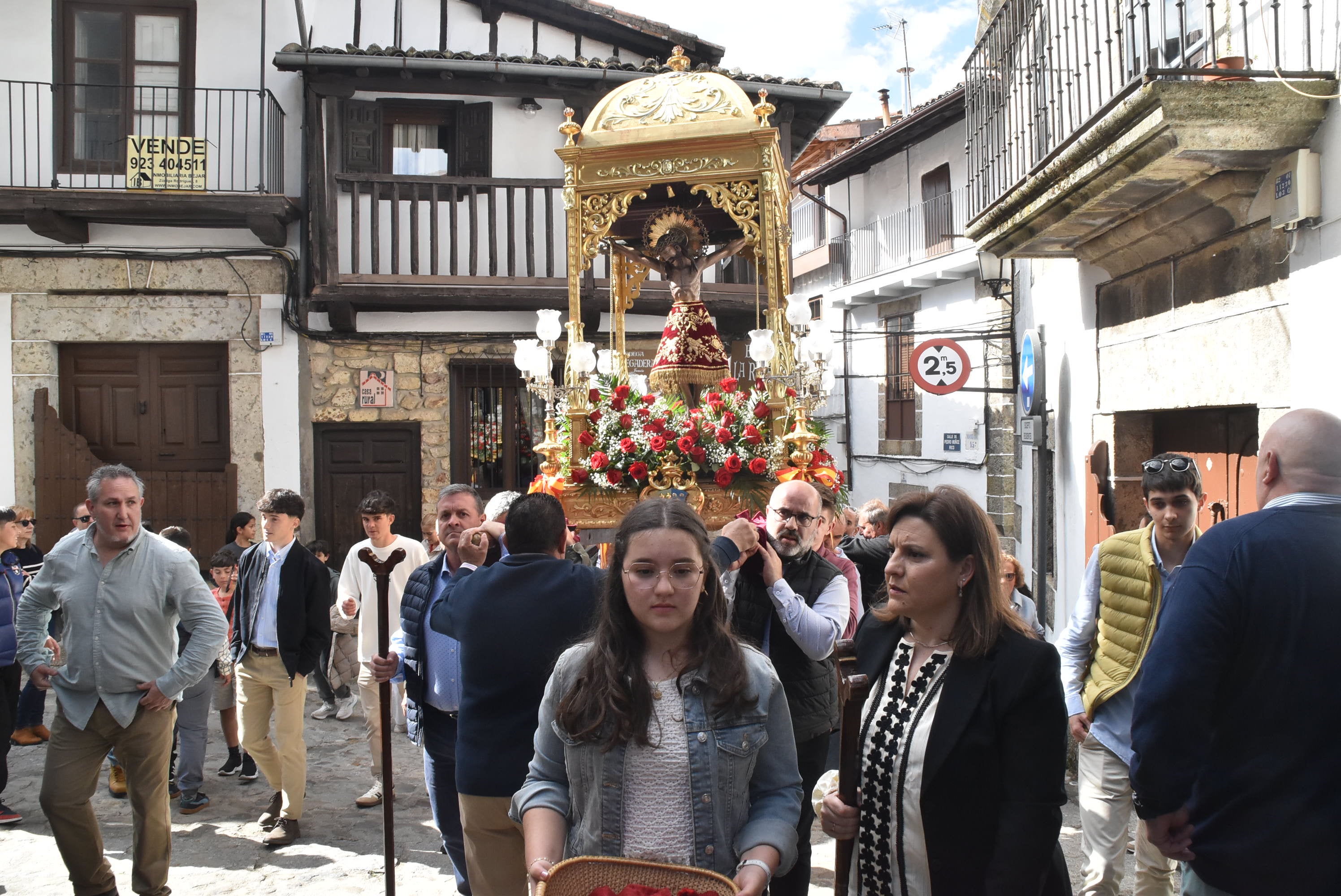 El Cristo del Refugio bendice un año más a Candelario
