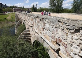 Imagen del Puente Romano de Salamanca.