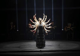 La bailarina Sara Baras protagoniza el espectáculo 'Vuela'.