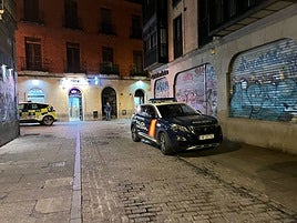 Policía Local y Policía Nacional en San Justo.