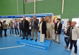Momento de la inauguración de la feria.