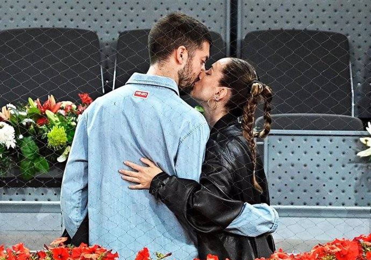 David Broncano y la salmantina Silvia Alonso derraman amor (y estilo) en el Mutua Madrid Open