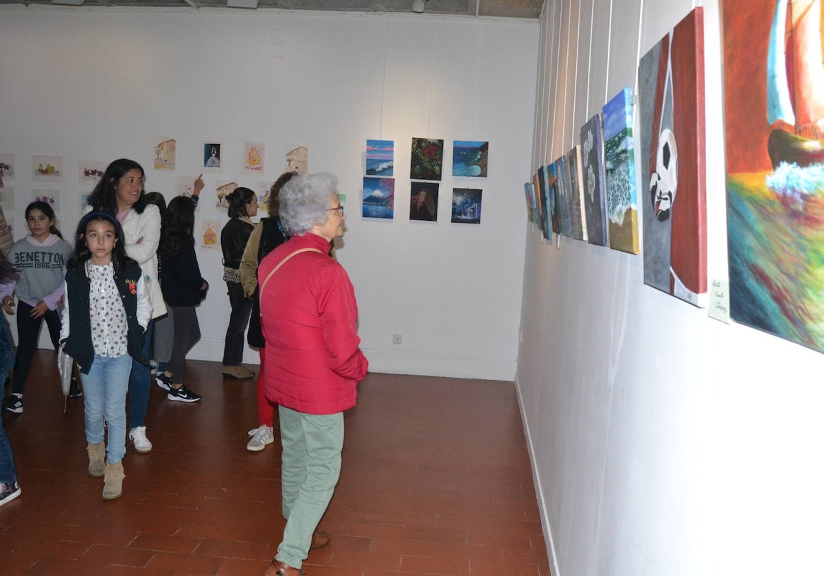 Abierta la muestra de los talleres infantiles de pintura en Ciudad Rodrigo