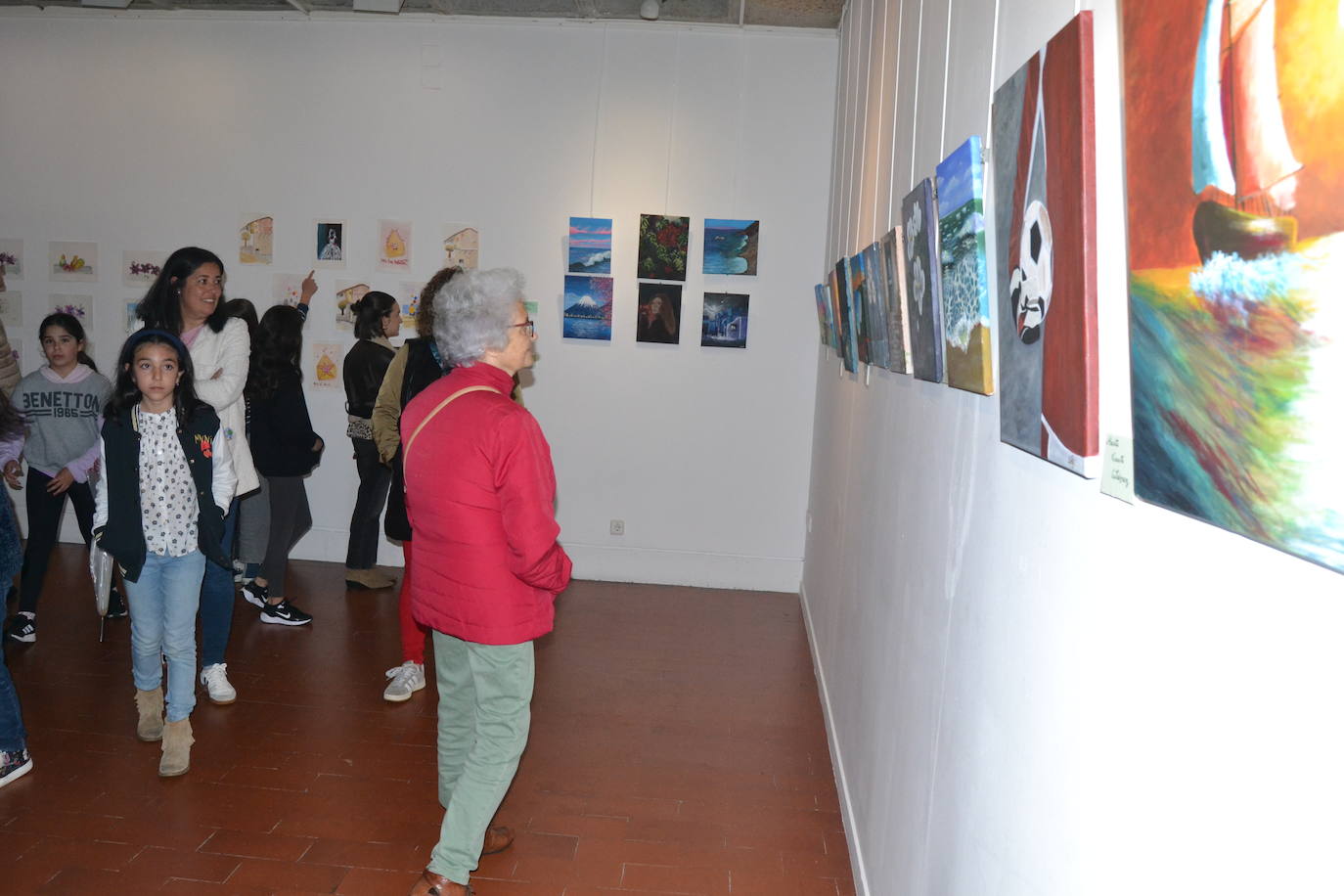 Abierta la muestra de los talleres infantiles de pintura en Ciudad Rodrigo