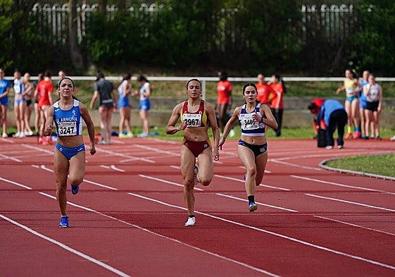Imagen de una de las pruebas de velocidad celebradas este miércoles en Las Pistas.