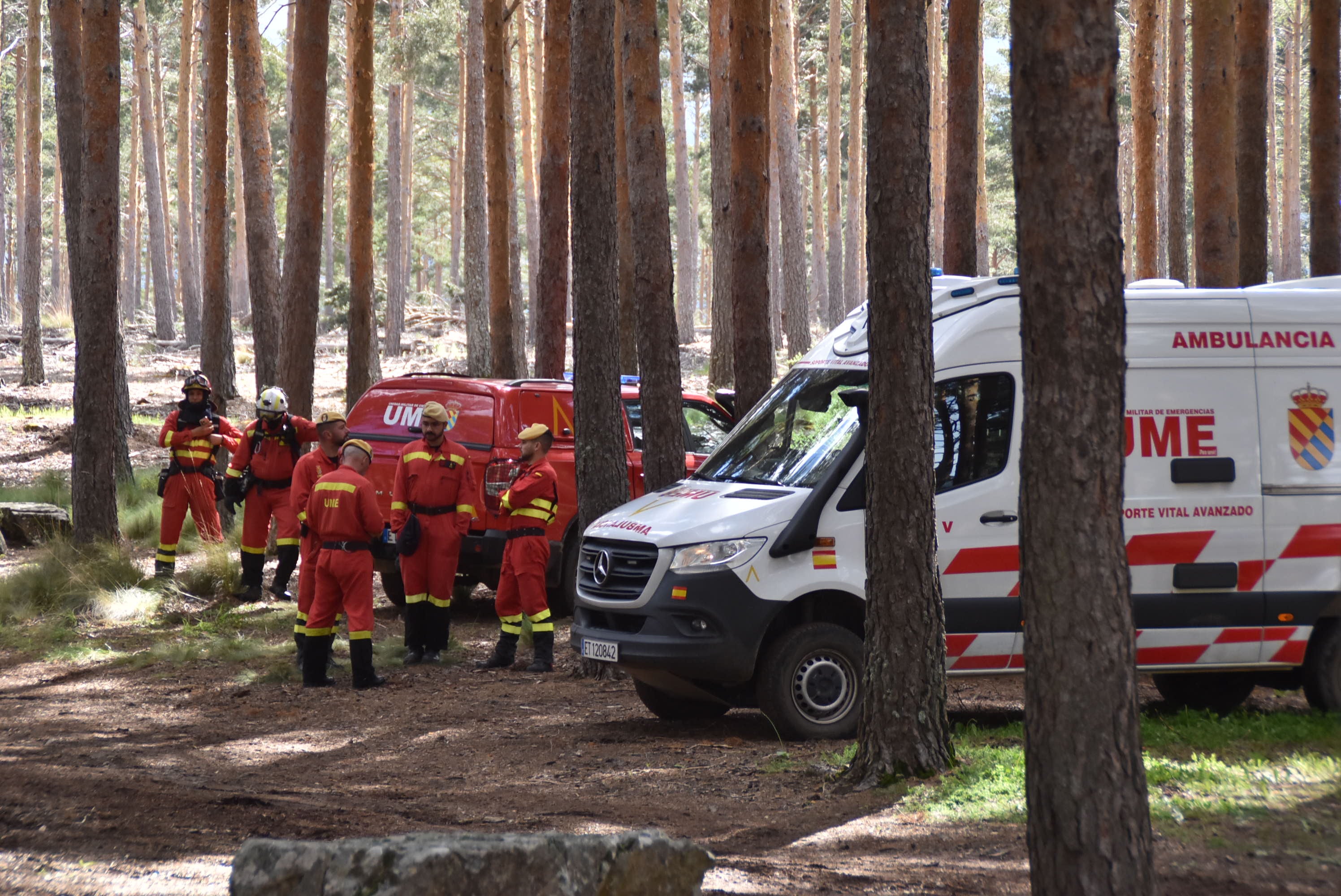 La UME se forma en Candelario para la lucha contra los incendios forestales