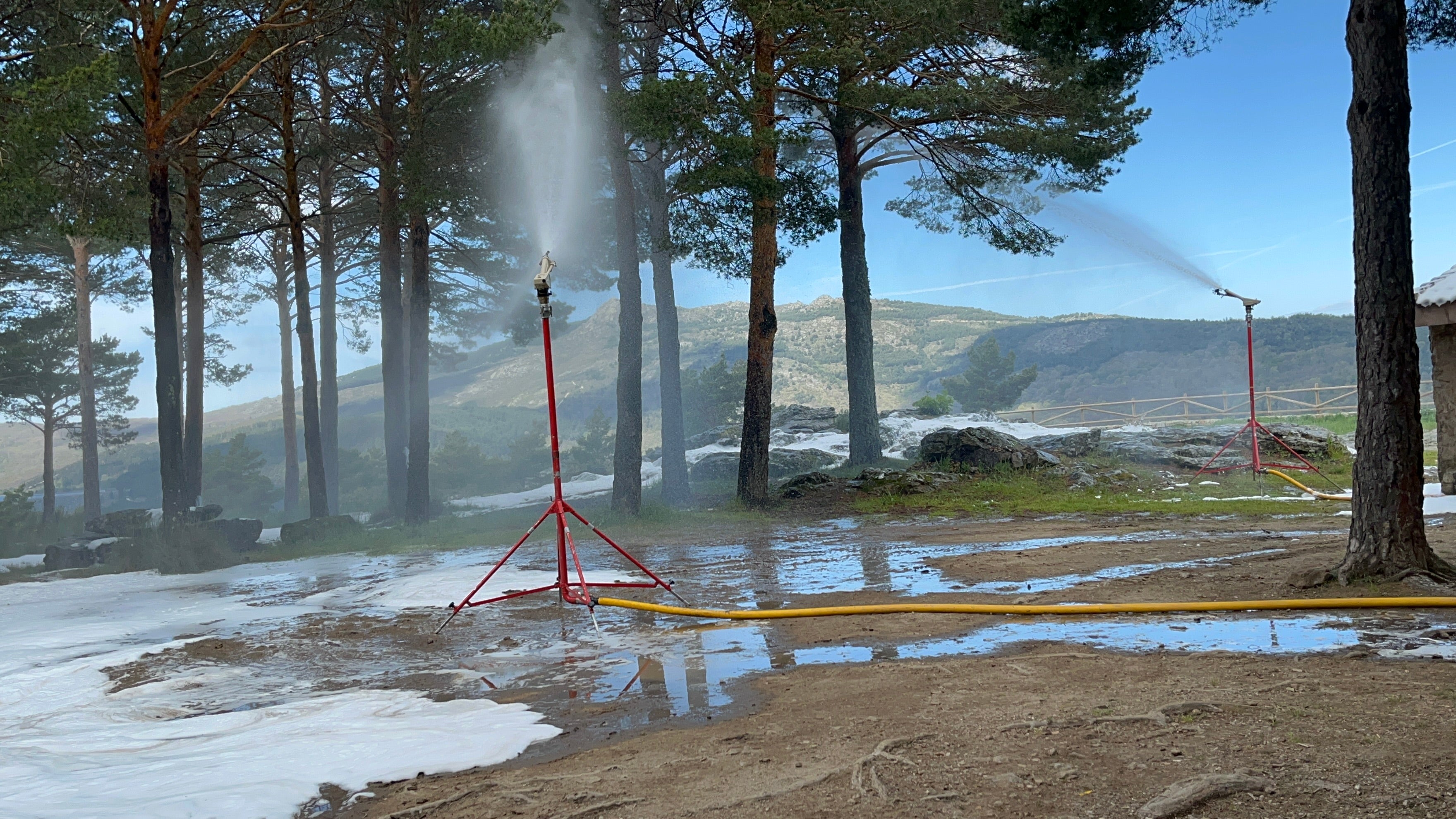 La UME se forma en Candelario para la lucha contra los incendios forestales