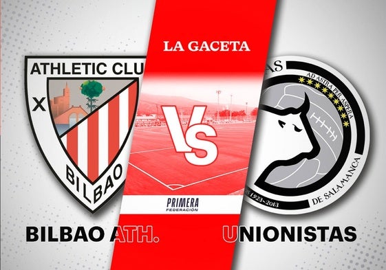 Bilbao Athletic - Unionistas: horario y cómo ver en directo y por TV el partido de Primera Federación