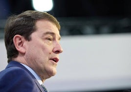 El presidente de la Junta de Castilla y León, Alfonso Fernández Mañueco.