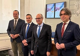 David Mingo, Antonio Labrador, Javier Iglesias y Luis Francisco Martín.