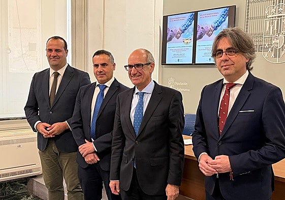 David Mingo, Antonio Labrador, Javier Iglesias y Luis Francisco Martín.