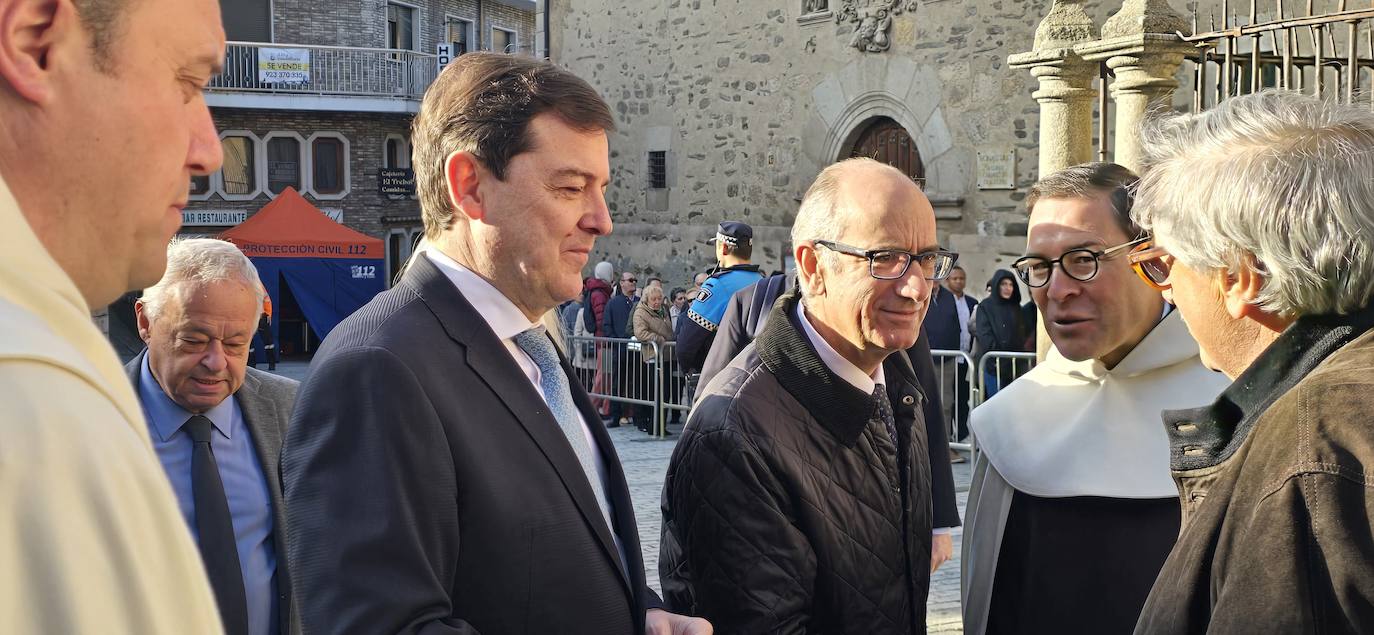 Máxima expectación en Alba de Tormes por la histórica veneración pública de Santa Teresa